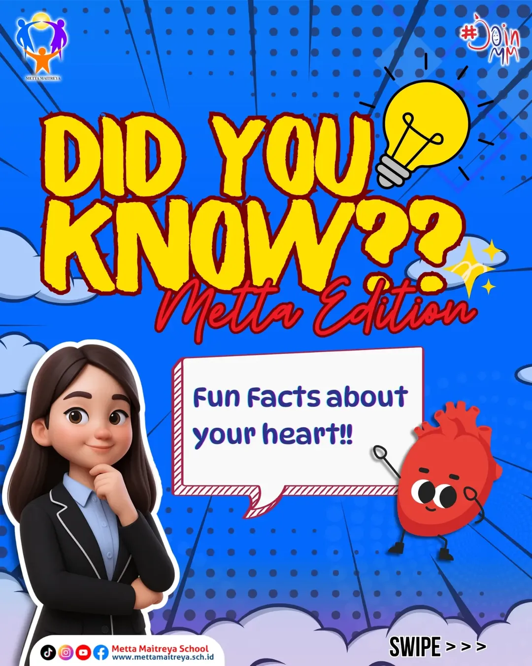Fun Facts About Your Heart - Metta Edition